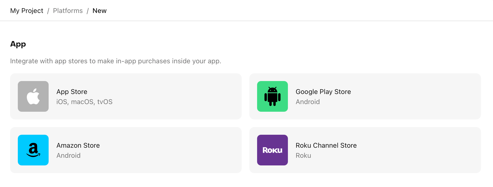 Add App Platform