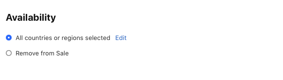 The availablity of your subscription