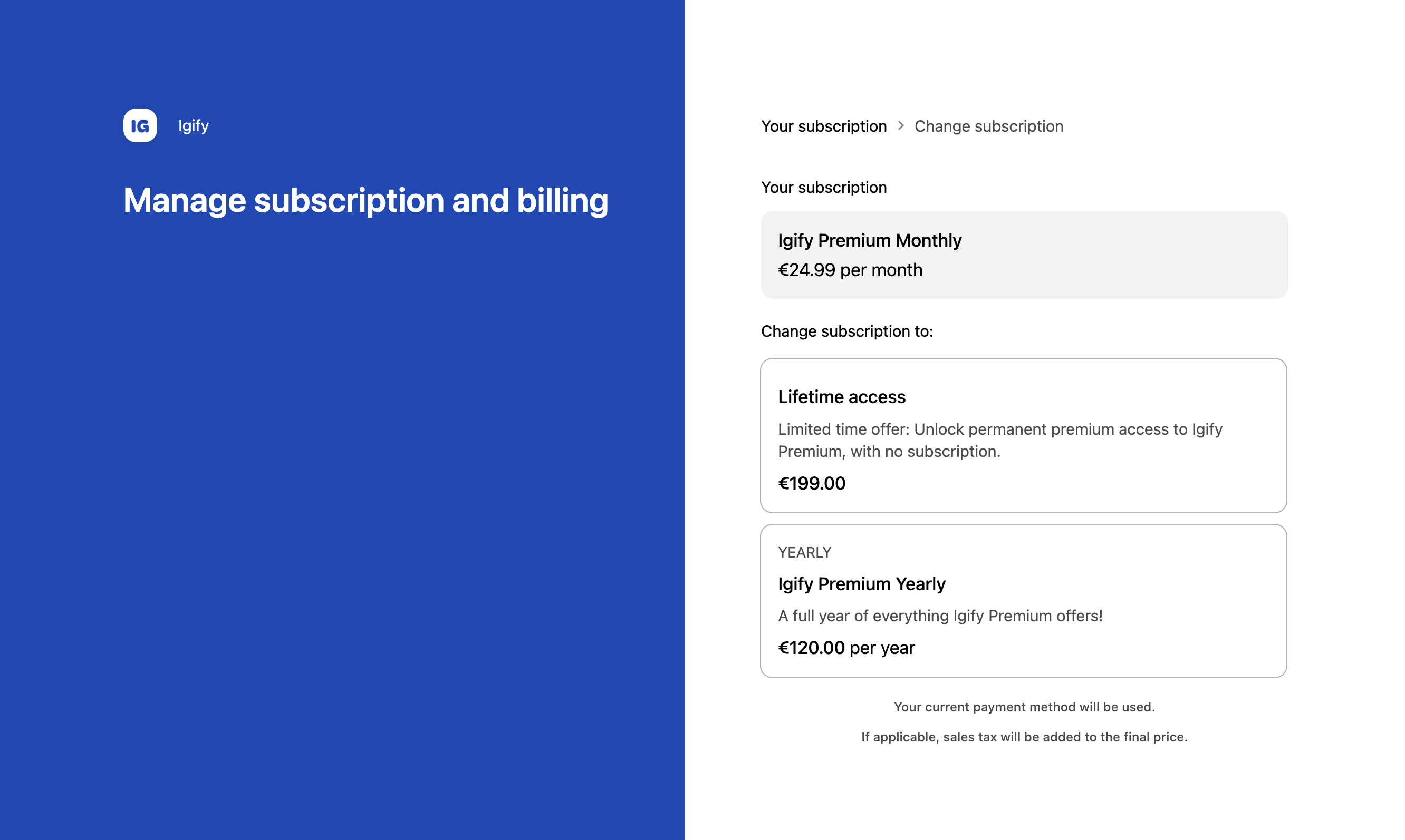 Upgrades in Customer Portal