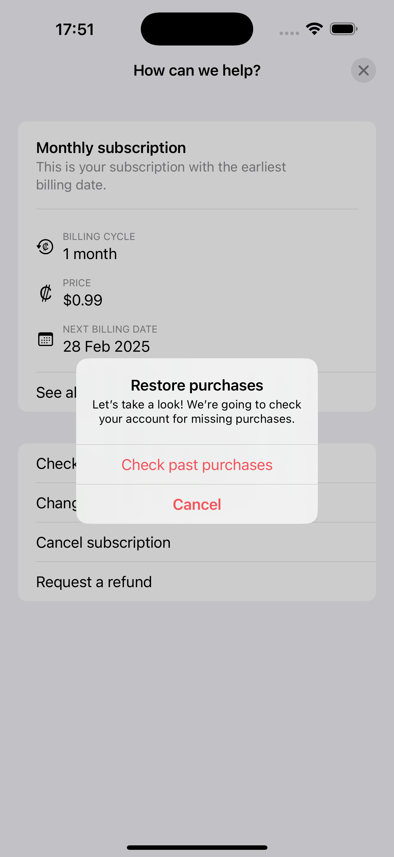 Customer Center Missing Purchases