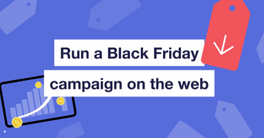 run a black friday campaign on the web