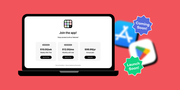 How to pre-sell app subscriptions on the web before launch